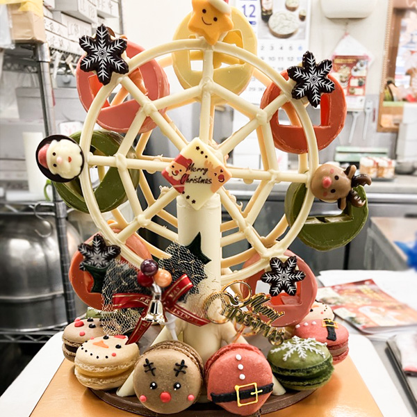 クリスマスに出会いたい、特別なケーキ　横浜・港南台「欧風菓子工房ブルージュの丘」が贈る、芸術的クリスマスケーキ